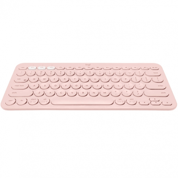 Клавиатура беспроводная Logitech K380 (ROSE, Multi-Device, Bluetooth Classic (3.0), 2 батарейки типа ААА) (M/N: Y-R0056)