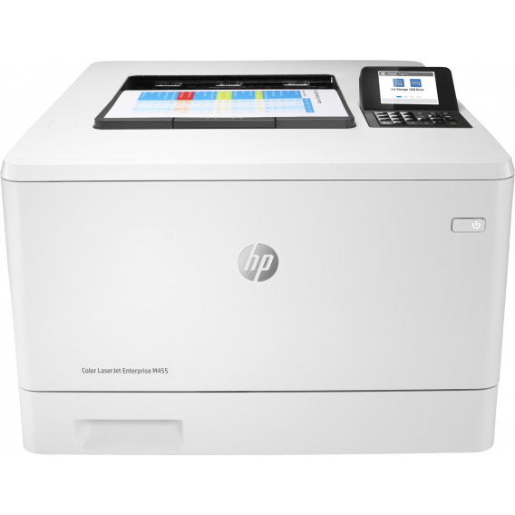 Принтер лазерный цветной HP 3PZ95A Color LaserJet Enterprise M455dn (A4), 600x600 dpi, 27(27)ppm, 1,25Gb, 800Mhz, 2trays 50+250, Duplex, USB/GigEth, Duty cycle - 55 000