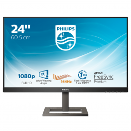 Монитор LCD 23.8'' [16:9] 1920х1080(FHD) VA, nonGLARE, 144 Hz, 350 cd/m2, H178°/V178°, 3500:1, 16.7M, 4ms, HDMI, DP, Height adj, Tilt, Speakers, 2Y, Black