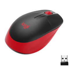 Мышь беспроводная полноразмерная Logitech M190 Red (M/N: MR0087 / CU0019)