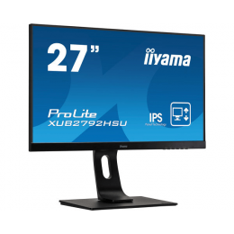 Монитор LCD 27'' 16:9 1920х1080(FHD) IPS, nonGLARE, 250cd/m2, H178°/V178°, 1000:1, 80M:1, 16.7M, 4ms, VGA, HDMI, DP, USB-Hub, Height adj, Pivot, Tilt, Swivel, Speakers, 3Y, Black