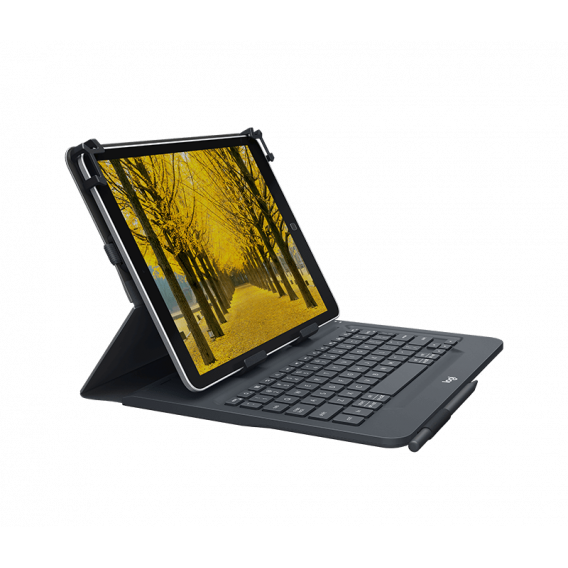 Чехол-клавиатура для планшета Logitech Universal Keyboard Folio (для устройств с 9–10 дюймовым экраном под управлением ОС Apple, Android и Windows)